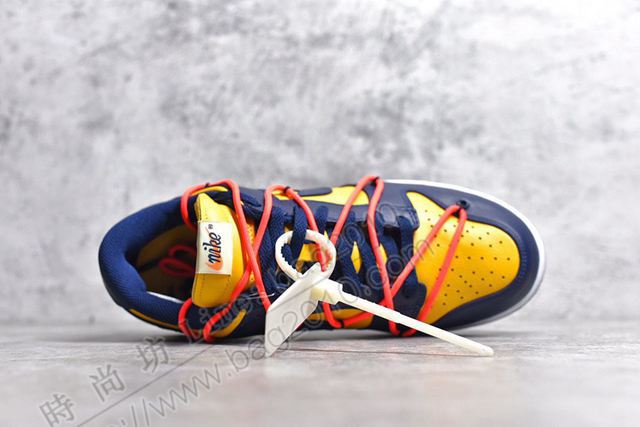 Nike男鞋 耐克新款 Nike Zoom Dunk SB北卡藍 Off-White聯名休閒板鞋 男女同款  hdx13237